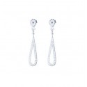 PENDIENTES PLATA 1ªEY RODIADA