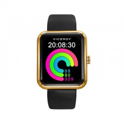 RELOJ SMARTWATCH DORADO