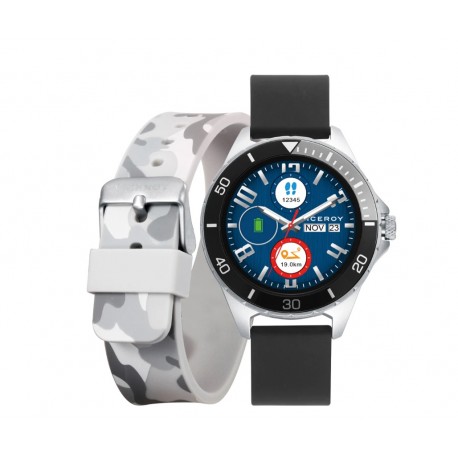 Pack reloj smartwatch cadete con doble correa