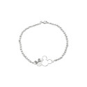 PULSERA DE PLATA BOLAS  MICKEY