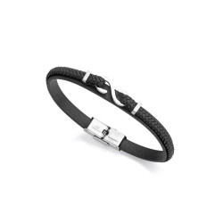 Pulsera Viceroy Fashion Magnum Piel Negra infinito