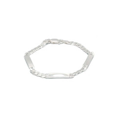 PULSERA DE PLATA 3 CHAPAS