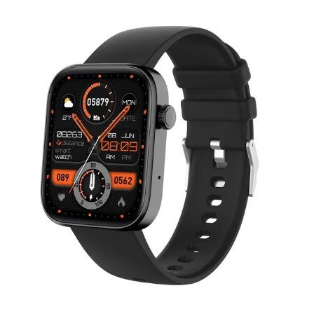 smartwatch- reloj inteligente correa negra ip71