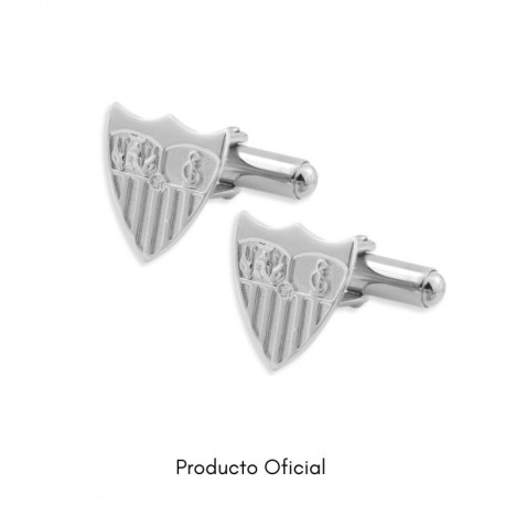 GEMELOS OFICIALES PLATA ESCUDO SEVILLA FC