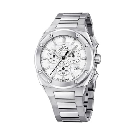 RELOJ SUIZO DE HOMBRE JAGUAR EXECUTIVE PLATEADO J8