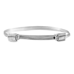 PULSERA DE PLATA 4 HILOS 