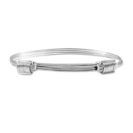 PULSERA DE PLATA 4 HILOS 