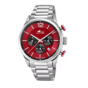 RELOJ DE HOMBRE LOTUS CHRONO CON ESFERA ROJA 18688