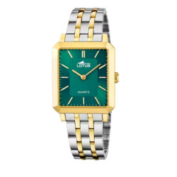 RELOJ LOTUS SQUARE SERIES 18981/3 VERDE 